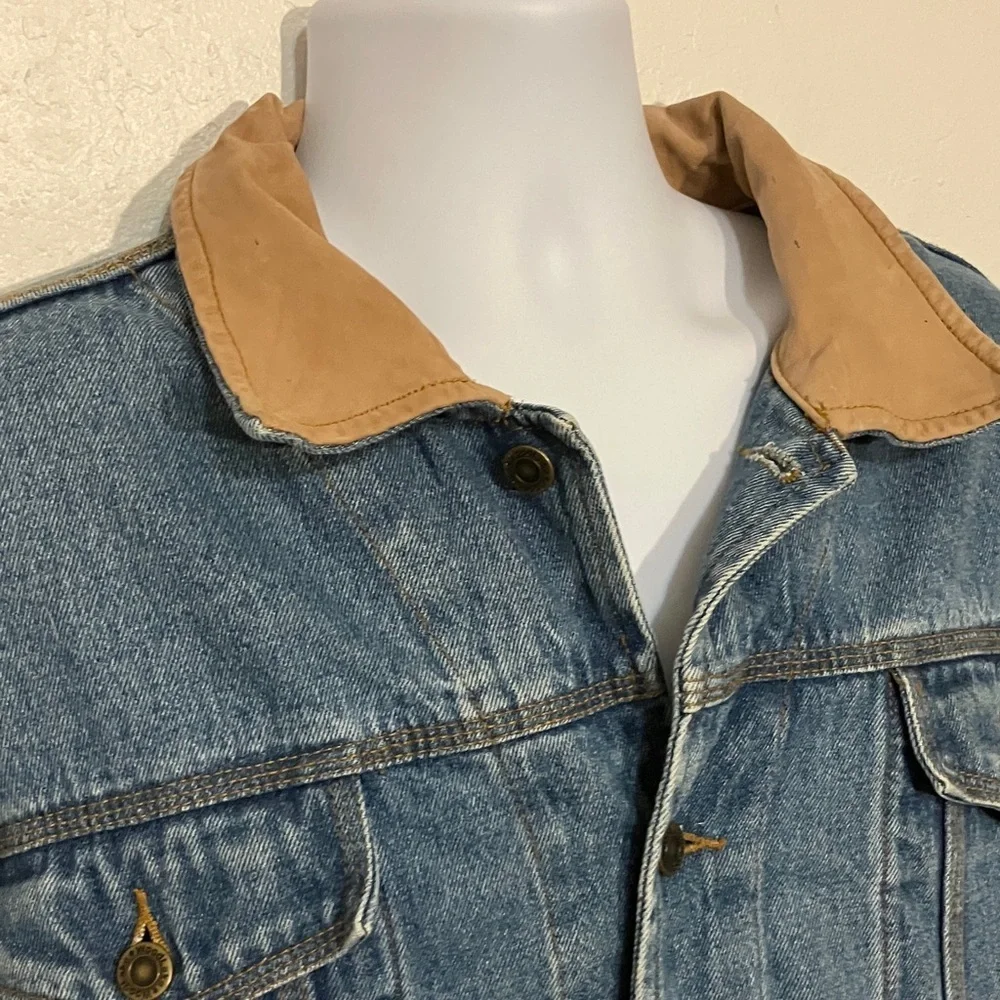 Vintage Woodlake men’s XL denim trucker jacket traditional western wear